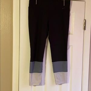 Black Nike leggings with mesh endings